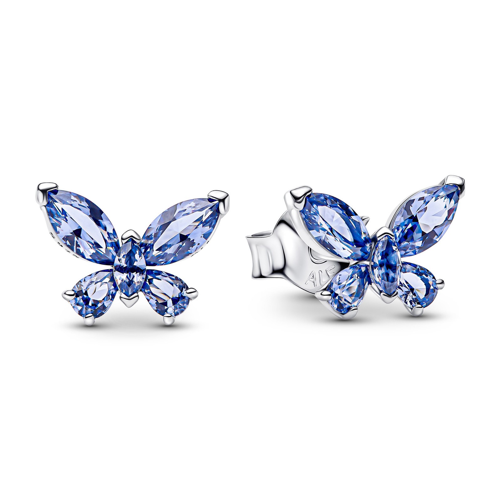 PANDORA Schmuck Damen-Ohrringe Silber Ohrstecker Schmetterling Blau 294230C01 14790₽