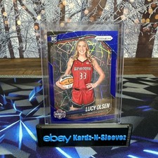 2025 Panini Prizm WNBA Lucy Olsen (RC) #145 Blue Velocity Variation Mystics