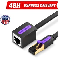 Cat7 Ethernet Extension Cable 3FT, 10Gbps Flat Shielded RJ45