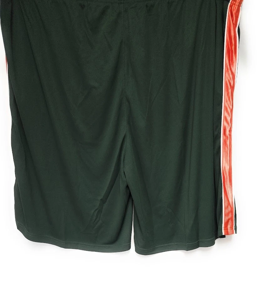 Pantalones cortos deportivos para hombre Fanatics Univ of Miami Hurricanes grandes y altos NCAA Perf Foto 2 de 4