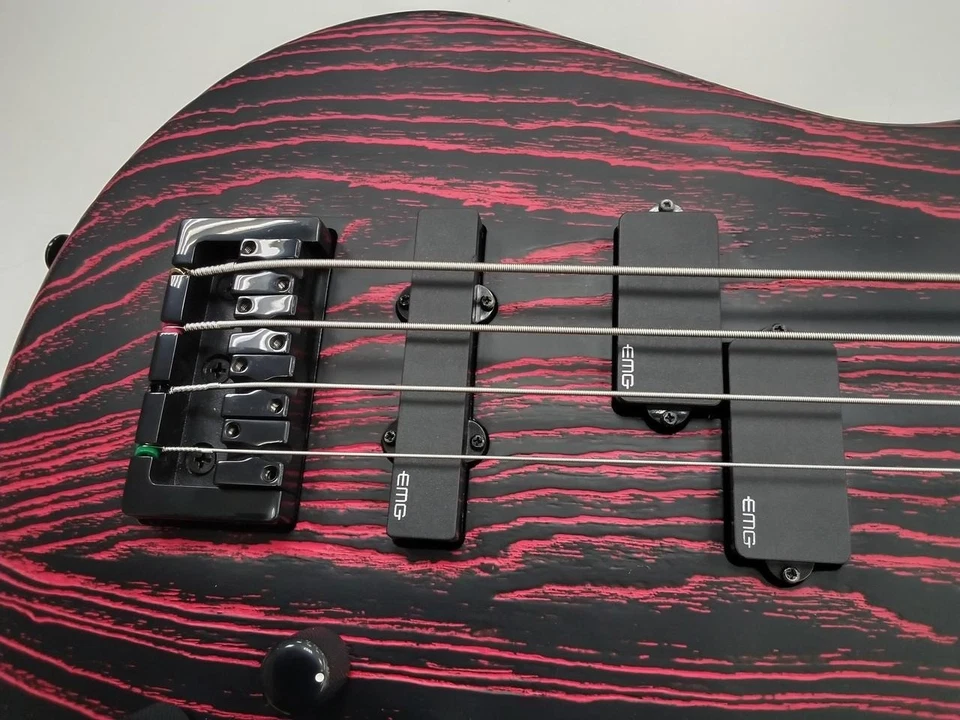 Bajo eléctrico SPECTOR NS PULSE 4 rojo ceniza de JAPÓN Foto 4 de 4