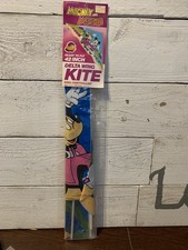 Vintage 80s Spectra Star Unopened Mickey Minnie Delta Wing Keel Controlled Kite