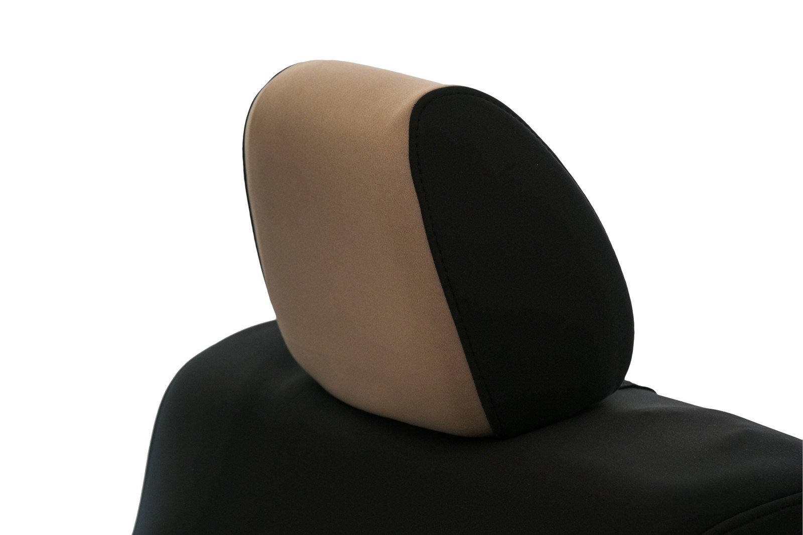 Saddleman 198436-09 Neoprene 1st Row Tan & Black Custom Seat Covers