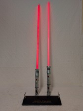 2 Hasbro Darth Maul Battle Damaged Force FX Lightsabers 87999 Working Boxes