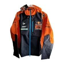 New Red Bull KTM Factory Racing Team Hardshell Jacket Medium M Orange Windproof