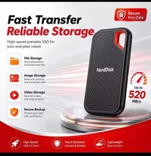 2TB 4TB 8T Portable SSD Type-C External Hard Drive High Speed USB 3.1 Laptop