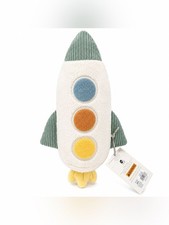 Cloud Island Rocket Plush Toy Baby Nursery Space Stuffed Plush baby shower gift