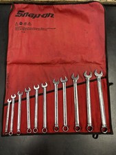 Snap-on Tools Metric Combination Wrench Set 8mm-19mm 12 Point 11pc Set C1104 Snap-on Tools Metric Combination Wrench Set 8mm-19mm 12 Point 11pc Set C1104