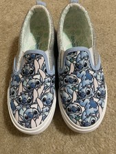 Disney GroundUp Little Kid Lilo Stitch Slip-On Sneaker Shoe w/ Glitter Size 2