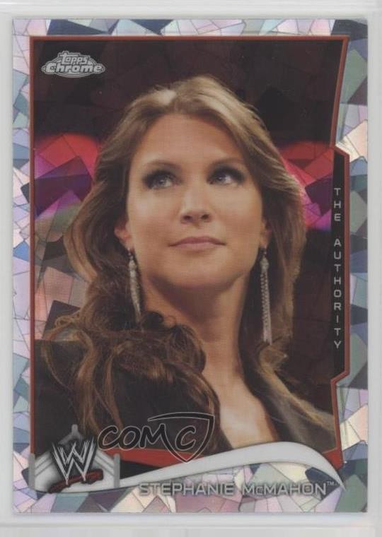 2014 Topps Chrome WWE Atomic Refractor Stephanie McMahon #47 6ns