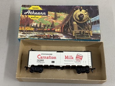 HO Athearn Blue Box 1602 40' Steel Reefer Carnation Evaporated Milk CM 25003 RTR