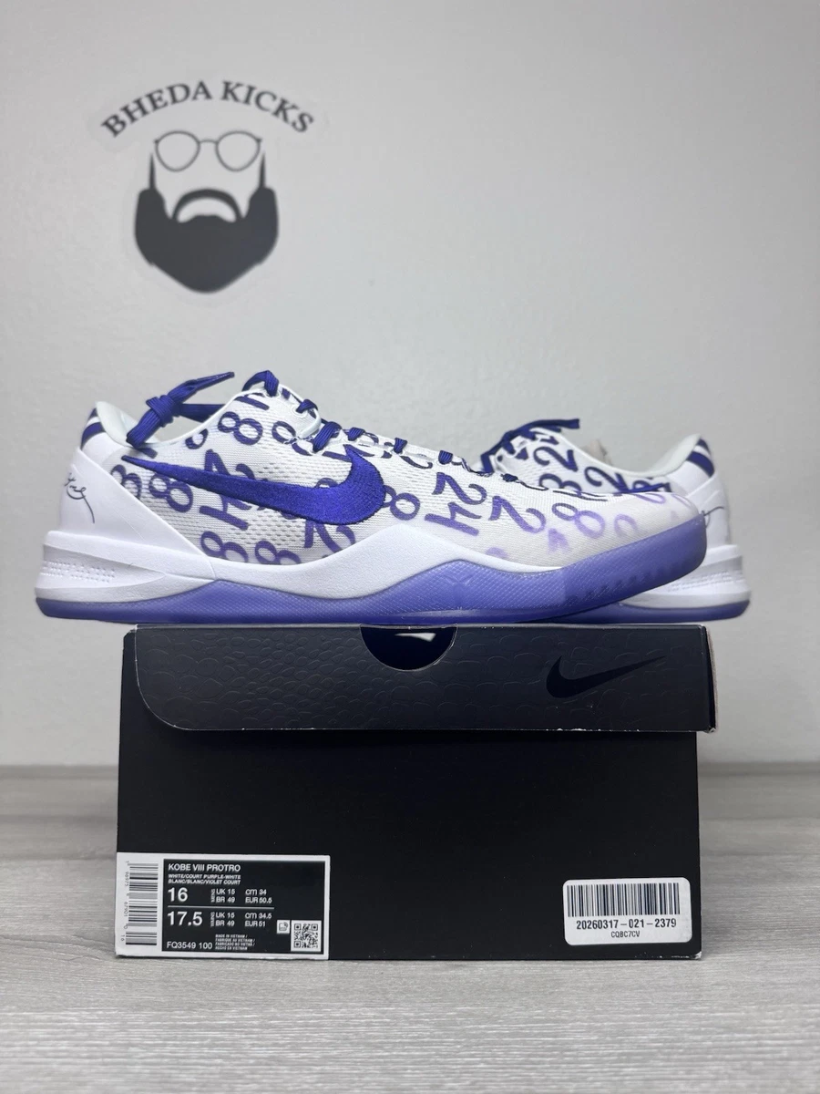 Preços baixos em Nike Kobe 8 Protro Court Purple | eBay