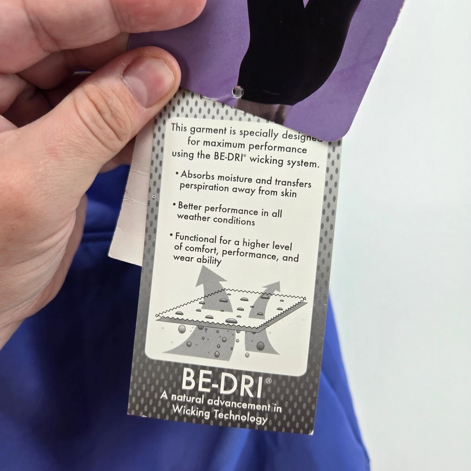 NWT Y2K Double Layer Built in Bra Dance Top Size LG Yoga Athleisure Sporty Spice - Image 4 of 4