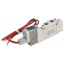 Smc Sy3220-5Lz-M5 Solenoid Air Control Valve, 1/8 In, 24Vdc