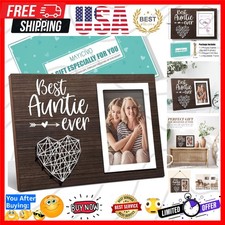 Aunt Gifts from Niece Nephew, Christmas Gifts for Aunt Picture Frame, Best Au...