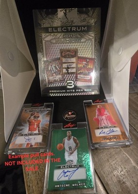 2025 Leaf Electrum Multi-Sport Hobby Box Factory Sealed 3 Autographs Per Box