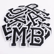 Iron on Letters, 52 Pcs Letter Patches with Ironed Adhesive, Decorate Iron on Le