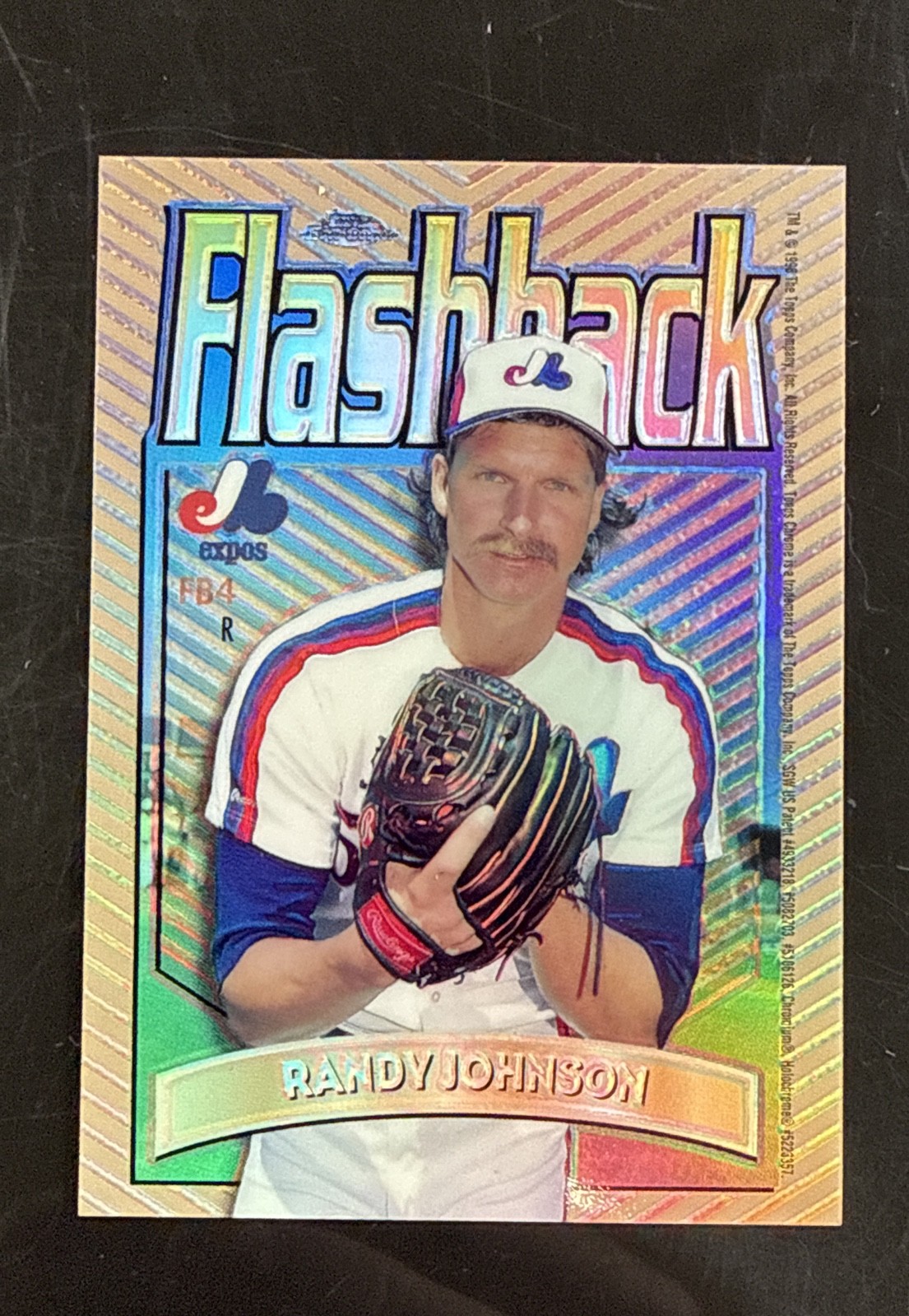 1998 Topps Chrome - Flashback Randy Johnson #FB4 Refractor