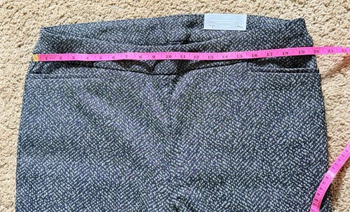 Chicos Pants Womens 3.5 18R So Slimming Brigitte Slim Leg Metallic Tweed NWT - Picture 3 of 14