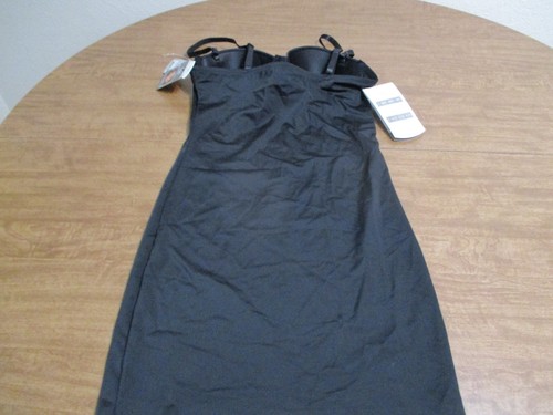 DAISY FUENTES MOLDED CUP SHAPING SLIP BLACK XL - Picture 5 of 5