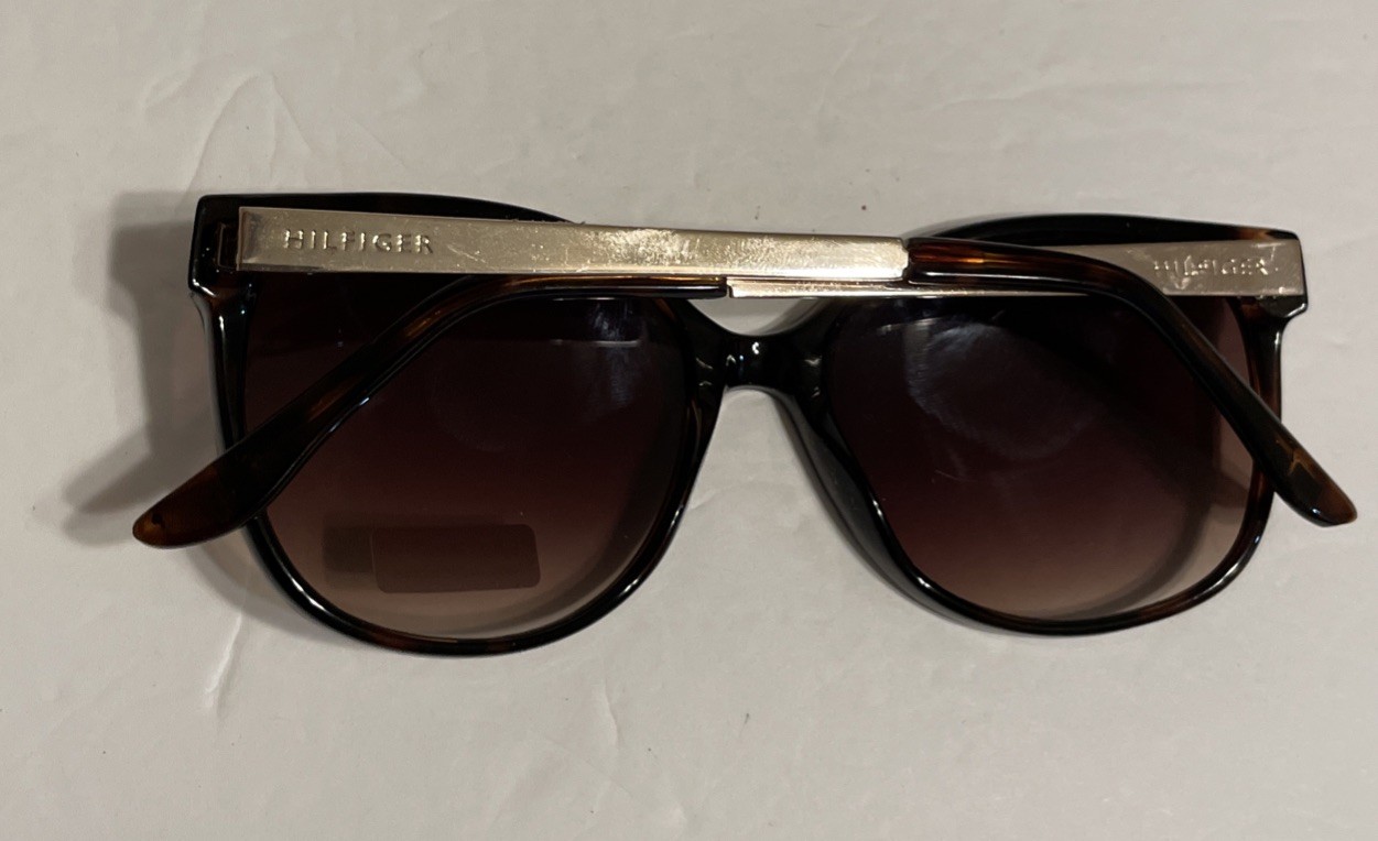 Tommy Hilfiger Sunglasses Breeda WP OL429 56-17-145 Gradient Brown Gold Frames thumbnail 8