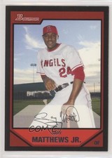 2007 Bowman Gary Matthews Jr #39 0c4