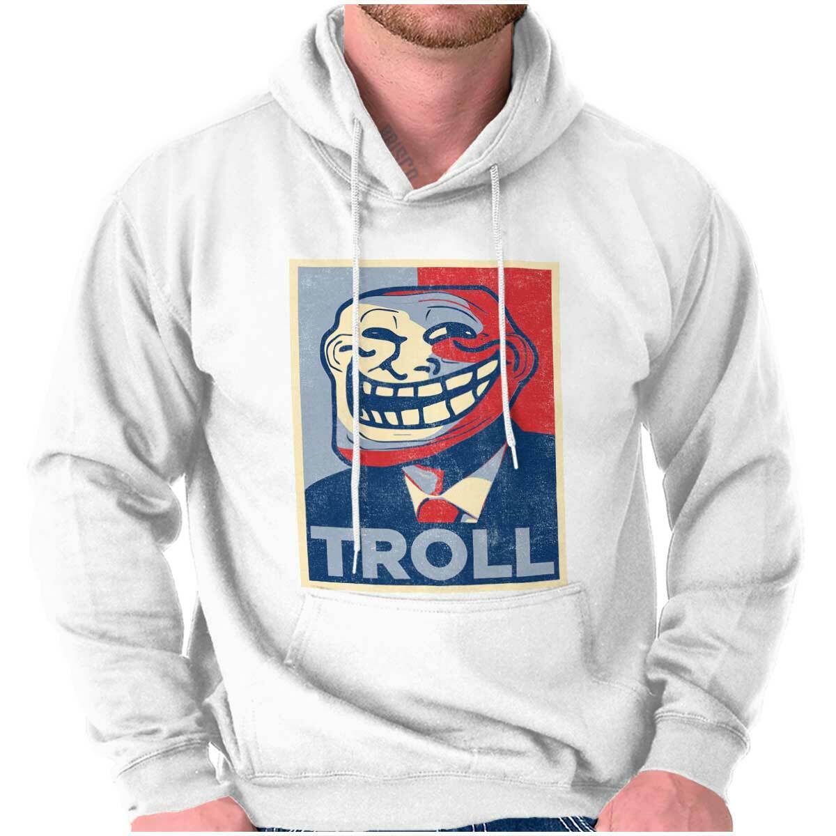 Trollface Funny President Political Meme Youth Crewneck T Shirts