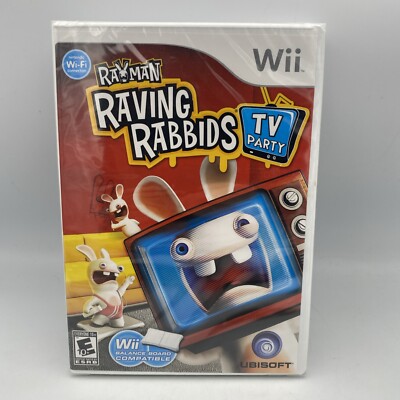 New Rayman Raving Rabbids TV Party - Nintendo Wii Sealed