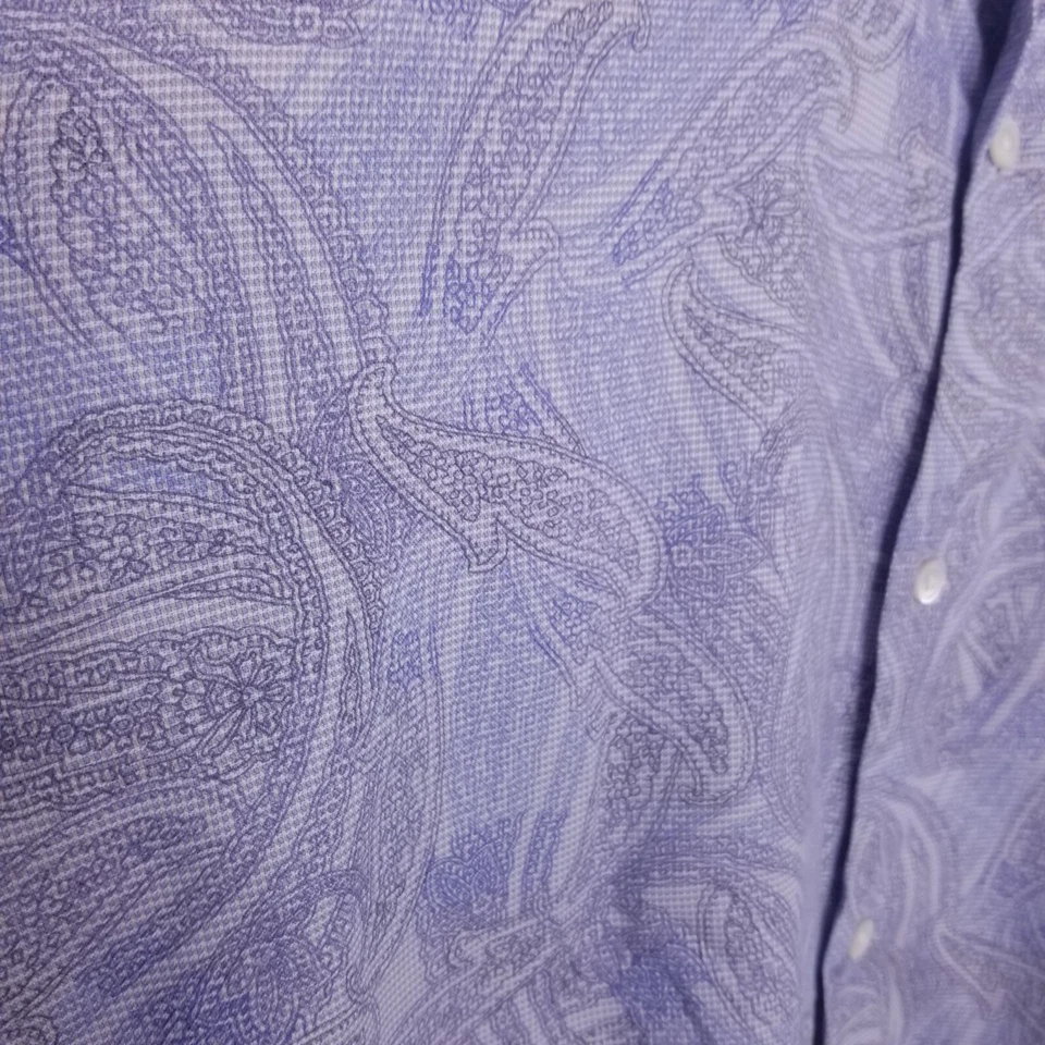 Vestido Vintage Banana Republic Hombres GRANDE Azul Cachemira Puño Francés Manga Larga Foto 4 de 4