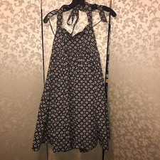 J. Crew Brown Purple Empire Full Skirt Halter Molly Dress Size 2