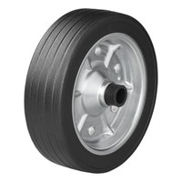 Ersatzrad FüR StüTzrad Metall-Felge Mit Vollgummi-Reifen Groß 220 X 65 Mm 300 K