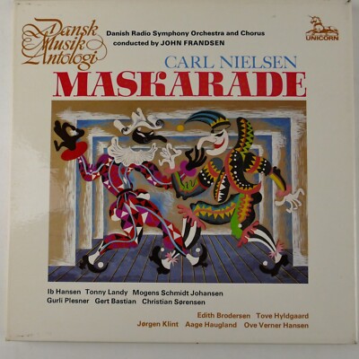 John Frandsen Carl Nielsen Maskarade 1977 Unicorn RHS350/2 LP-9363