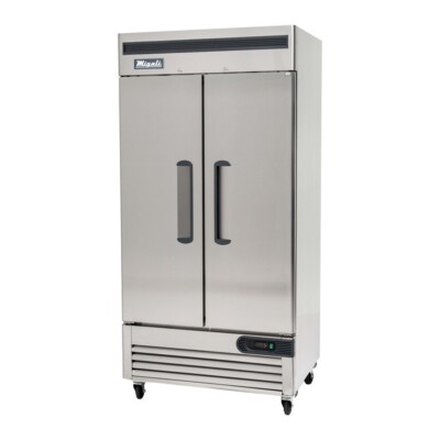 Migali C-2FB-35-HC Two Door FREEZER Reach In 35 Cu.Ft SLIM LINE SPACE SAVE