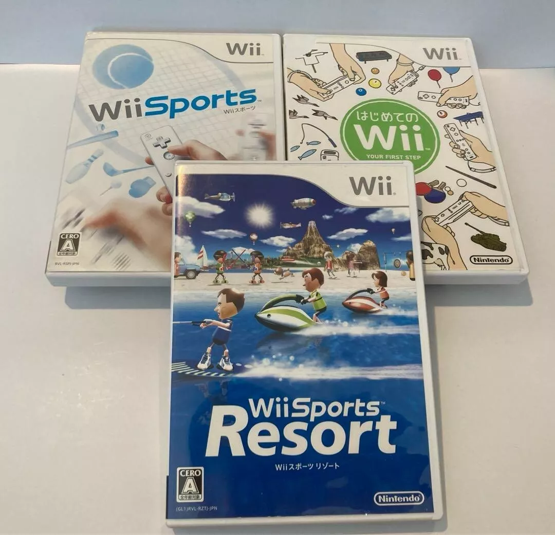 Wii Sports , Wii Sports Resort & Wii Play set Nintendo Wii