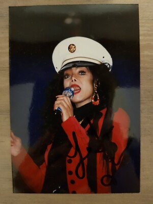 LaToya Jackson 10x15cm Foto Autogramm / Autograph