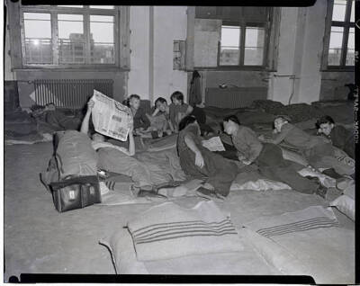 West Berlin Germany Refugees Soviet Zone Germany taking what they r- 1952 Photo