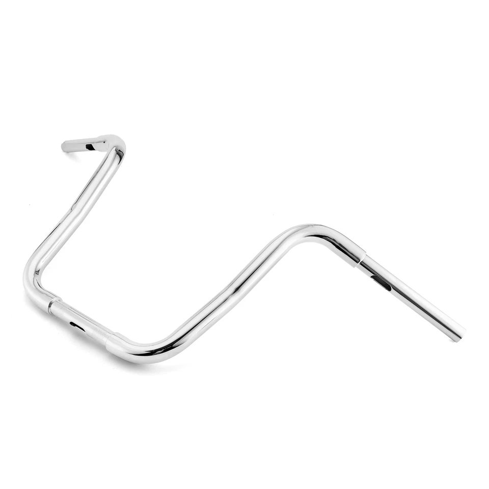 Manillar de barra colgante Ape cromado de 14" apto para Harley Road King Classic Foto 3 de 4