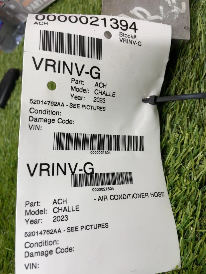 ✅ 2023 DODGE CHALLENGER Air Conditioner Hose PN: 52014762aa OEM - Image 3 of 3
