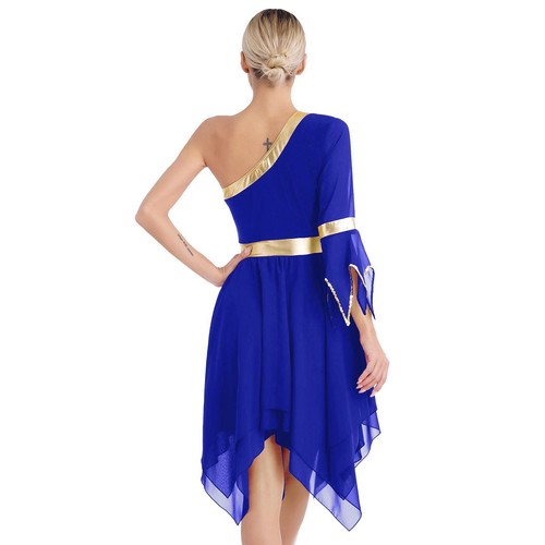Para mujeres Disfraz de Baile Fiesta Vestido Show Vestidos de Baile Ropa Corta Borde Gimnasio - Imagen 35 de 77