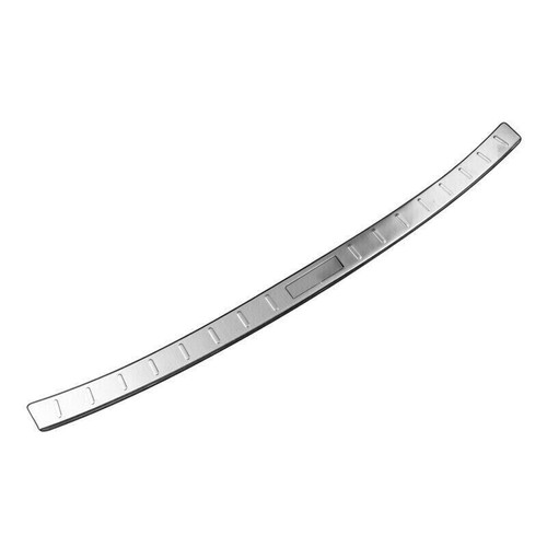 For Volvo XC90 2017-2022 Silver Steel Car Outer Rear Bumper Protector Sill Cover - Picture 4 of 4