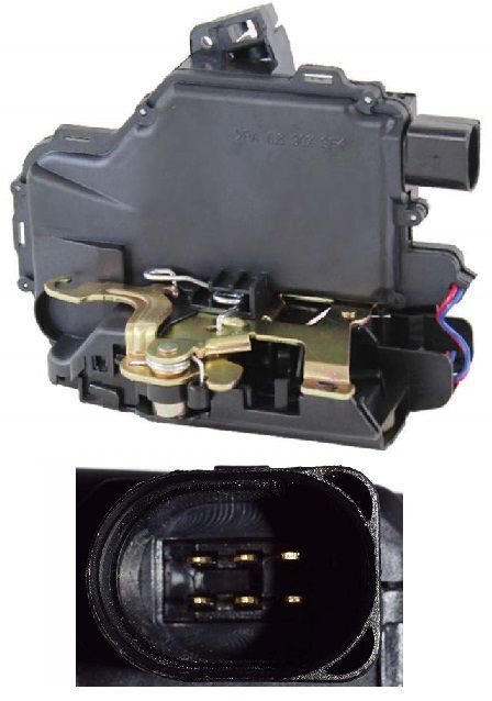 Serrure de porte arrière droite intérieur Volkswagen Bora berline break pièce fermeture