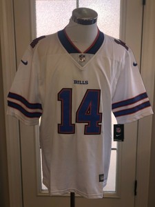 stefon diggs white bills jersey