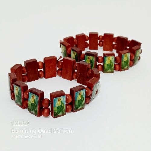 12 Stck. Jude Armband Gefälligkeiten Kommunion Armbänder St. Judas Tadeus Erinnerungen Taufe - Bild 4 von 6