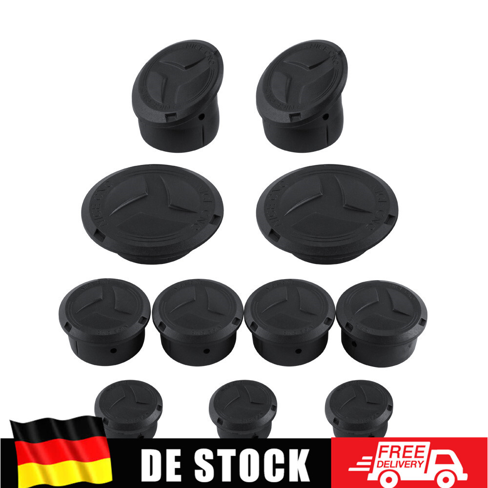 TPU Rahmenkappenset Für BMW R1200GS/Adventure & R1250GS/Adv - Schwarz, Schutz & Styling
