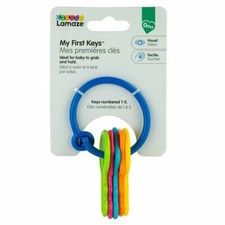 My First Keys de Tomy Ideal Infint Baby Grab Hold Visual Táctil Ayuda 0m+ ¡Lamaze!