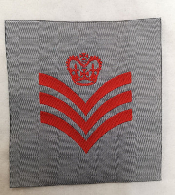 Britannico Originale RAF Sergente Rango A Righe / Galloni/Badge / Toppa - Foto 5
