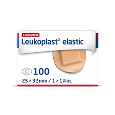 Leukoplast Elastic Adhesive Strip, 1-1/4 Inch Oval BSN 7645613 BOX OF 100