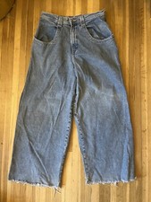 Vintage 90s Y2K JNCO Jeans Wide Leg Baggy Skate Size 34/32 14  Leg