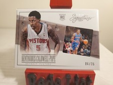 2013-14 Panini Signatures Film #185 Kentavious Caldwell-Pope 6/35 Pistons 