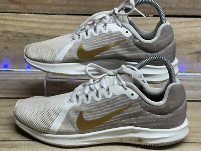 Nike Womens Downshifter 8 908994-012 White Running Shoes Sneakers Size 8.5